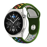 Strap-it Bracelet sport Huawei Watch GT 3 Pro 46mm (vert armée coloré)