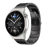 Strap-it Bracelet métal Huawei Watch GT 3 Pro 46mm (noir)