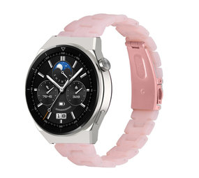 Strap-it Bracelet résine Huawei Watch GT 3 Pro 46mm (rose)