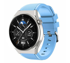 Strap-it Bracelet silicone Huawei Watch GT 3 Pro 46mm (sablebleu)