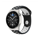 Strap-it Bracelet sport Huawei Watch GT 3 Pro 46mm (noir/blanc)