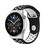 Strap-it Strap-it Bracelet sport Huawei Watch GT 3 Pro 46mm (noir/blanc) Strap-it Strap-it Bracelet sport Huawei Watch GT 3 Pro 46mm (noir/blanc)