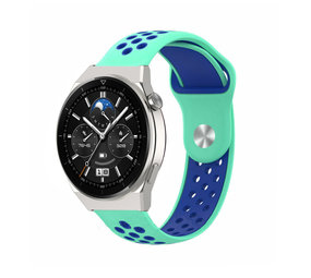 Strap-it Bracelet sport Huawei Watch GT 3 Pro 46mm (aqua/bleu)