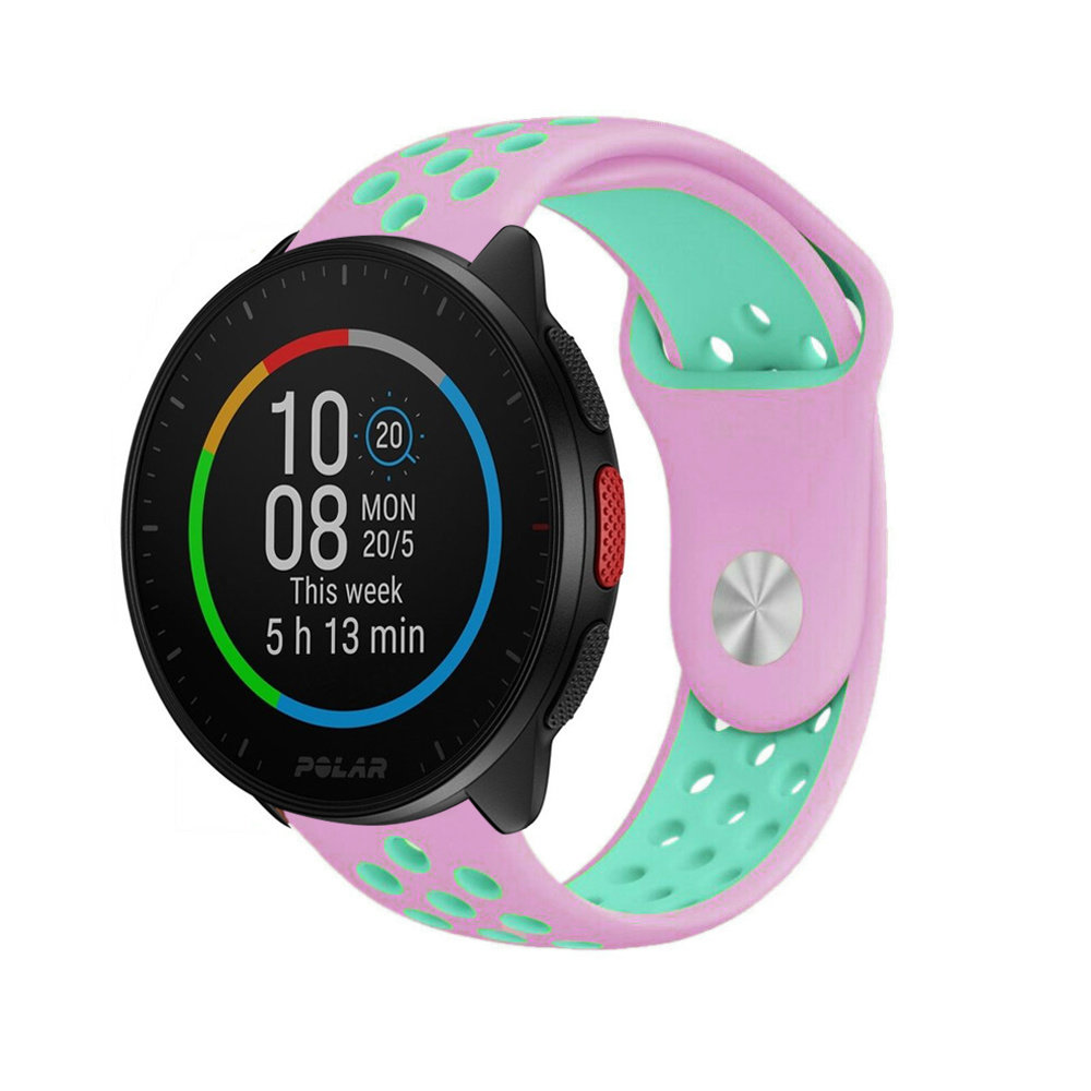 Strap-it Strap-it Bracelet sport Polar Pacer (rose/aqua) Strap-it Strap-it Bracelet sport Polar Pacer (rose/aqua)
