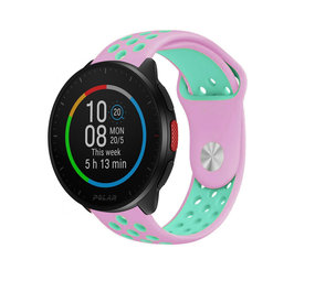 Strap-it Bracelet sport Polar Pacer (rose/aqua)