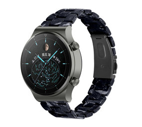Strap-it Bracelet résine Huawei Watch GT 2 Pro (noir/blanc)