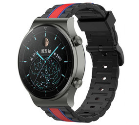 Strap-it Bracelet Huawei Watch GT 2 Pro Special Edition (noir/rouge)