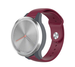 Strap-it Bracelet sport Garmin Vivomove 3s - 39mm - bordeaux Strap-it Bracelet sport Garmin Vivomove 3s - 39mm - bordeaux