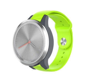 Strap-it Bracelet sport Garmin Vivomove 3s - 39mm - citron vert Strap-it Bracelet sport Garmin Vivomove 3s - 39mm - citron vert