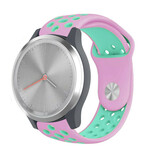 Strap-it Bracelet sport Garmin Vivomove 3s - 39mm - rose/aqua