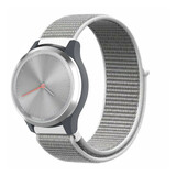 Strap-it Bracelet nylon Garmin Vivomove 3s - 39mm - Coquillage