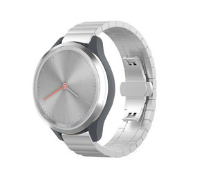 Strap-it Bracelet métal Garmin Vivomove 3s - 39mm - argent Strap-it Bracelet métal Garmin Vivomove 3s - 39mm - argent