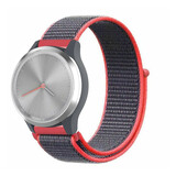 Strap-it Bracelet nylon Garmin Vivomove 3s - 39mm - poudre brillante