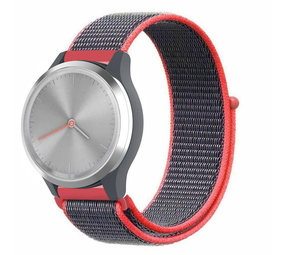 Strap-it Bracelet nylon Garmin Vivomove 3s - 39mm - poudre brillante Strap-it Bracelet nylon Garmin Vivomove 3s - 39mm - poudre brillante