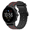 Strap-it Strap-it Bracelet sport boucle Fossil Gen 5 (noir/rouge) Strap-it Strap-it Bracelet sport boucle Fossil Gen 5 (noir/rouge)