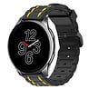 Strap-it Strap-it Bracelet sport boucle OnePlus Watch (noir/jaune) Strap-it Strap-it Bracelet sport boucle OnePlus Watch (noir/jaune)