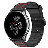 Strap-it Strap-it Bracelet sport boucle OnePlus Watch (noir/rouge) Strap-it Strap-it Bracelet sport boucle OnePlus Watch (noir/rouge)