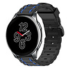 Strap-it Strap-it Bracelet sport boucle OnePlus Watch (noir/bleu) Strap-it Strap-it Bracelet sport boucle OnePlus Watch (noir/bleu)