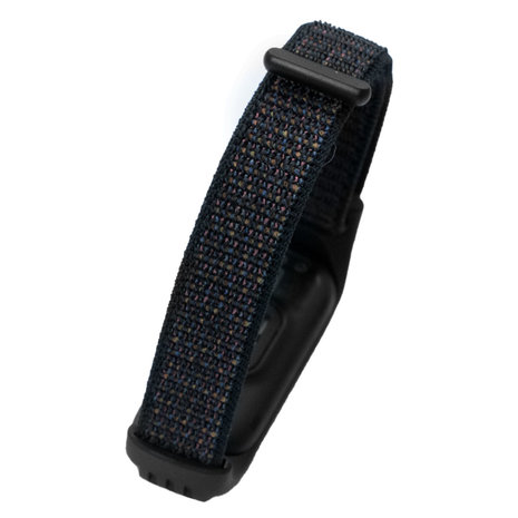 Strap-it Strap-it Bracelet nylon Xiaomi Mi Band 5 (noir)
