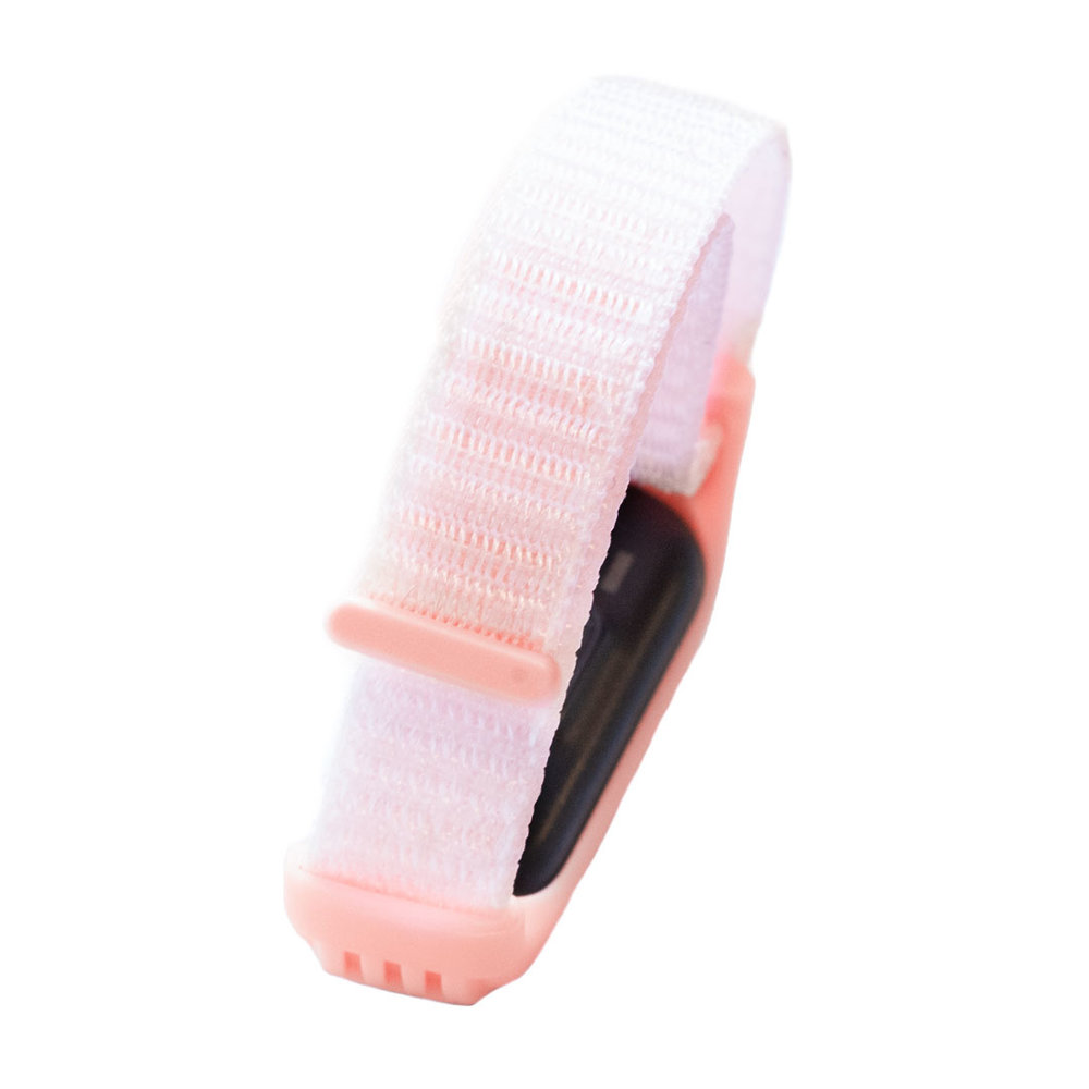 Strap-it Strap-it Bracelet nylon Xiaomi Mi Band 5 (rose clair) Strap-it Strap-it Bracelet nylon Xiaomi Mi Band 5 (rose clair)