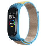 Strap-it Bracelet nylon Xiaomi Mi Band 5 (camel)