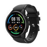 Strap-it Bracelet silicone Xiaomi Mi Watch (noir)