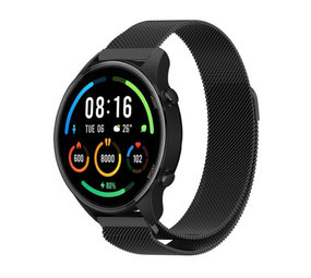 Strap-it Bracelet milanese Xiaomi Mi Watch (noir)
