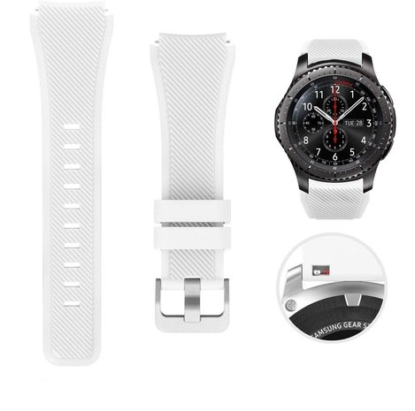 Strap-it Strap-it Bracelet silicone Xiaomi Mi Watch (blanc)