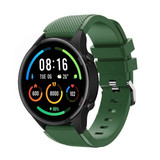 Strap-it Bracelet silicone Xiaomi Mi Watch (vert armée)