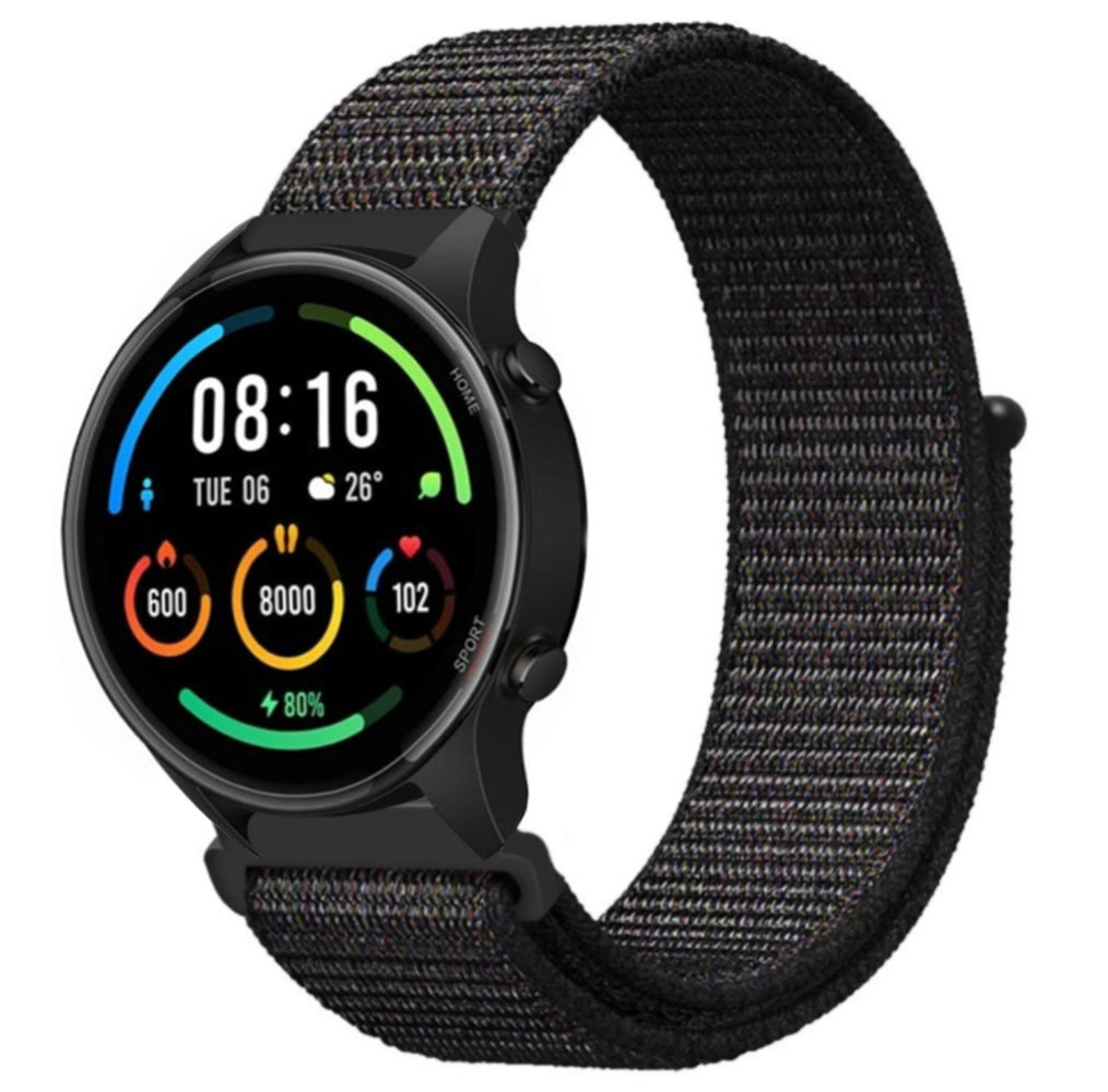 Strap-it Strap-it Bracelet nylon Xiaomi Mi Watch (noir) Strap-it Strap-it Bracelet nylon Xiaomi Mi Watch (noir)