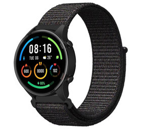 Strap-it Bracelet nylon Xiaomi Mi Watch (noir)