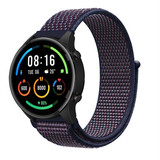 Strap-it Bracelet nylon Xiaomi Mi Watch (violet-bleu)