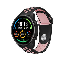 Strap-it Bracelet sport Xiaomi Mi Watch (noir/rose)