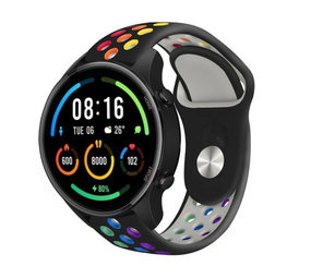Strap-it Bracelet sport Xiaomi Mi Watch (noir/coloré)
