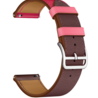 Strap-it Strap-it Bracelet cuir Xiaomi Mi Watch (rose/rouge marron)