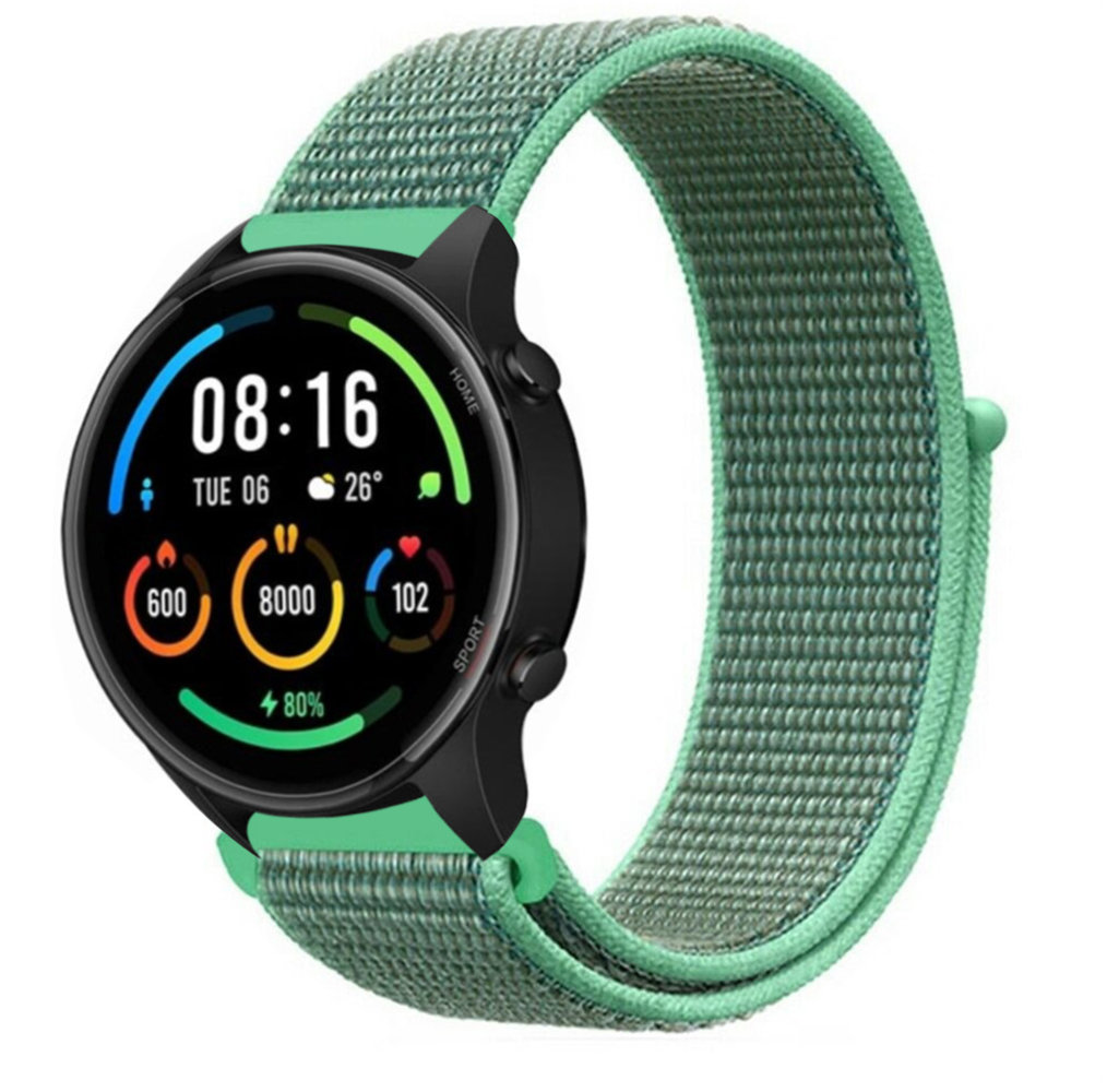 Strap-it Strap-it Bracelet nylon Xiaomi Mi Watch (menthe) Strap-it Strap-it Bracelet nylon Xiaomi Mi Watch (menthe)