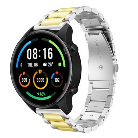 Strap-it Strap-it Bracelet acier Xiaomi Mi Watch (argent/or)