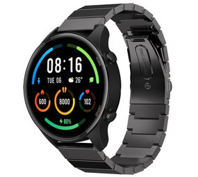 Strap-it Bracelet métal Xiaomi Mi Watch (noir)