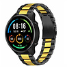 Strap-it Strap-it Bracelet acier Xiaomi Mi Watch (noir/or) Strap-it Strap-it Bracelet acier Xiaomi Mi Watch (noir/or)