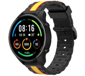Strap-it Bracelet Xiaomi Mi Watch Special Edition (noir/jaune)