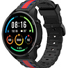 Strap-it Strap-it Bracelet Xiaomi Mi Watch Special Edition (noir/rouge) Strap-it Strap-it Bracelet Xiaomi Mi Watch Special Edition (noir/rouge)