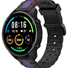 Strap-it Strap-it Bracelet Xiaomi Mi Watch Special Edition (noir/bleu) Strap-it Strap-it Bracelet Xiaomi Mi Watch Special Edition (noir/bleu)