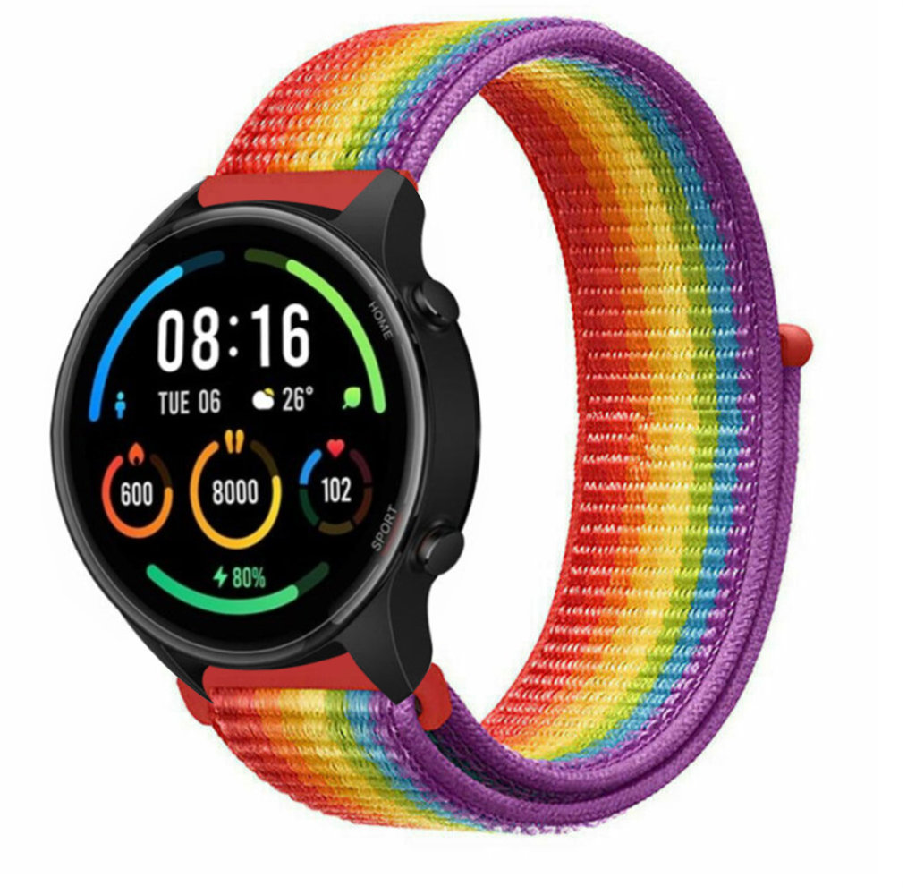 Strap-it Strap-it Bracelet nylon Xiaomi Mi Watch (arc-en-ciel) Strap-it Strap-it Bracelet nylon Xiaomi Mi Watch (arc-en-ciel)