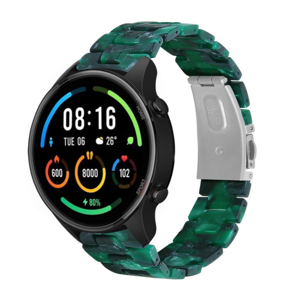Strap-it Strap-it Bracelet résine Xiaomi Mi Watch (vert)