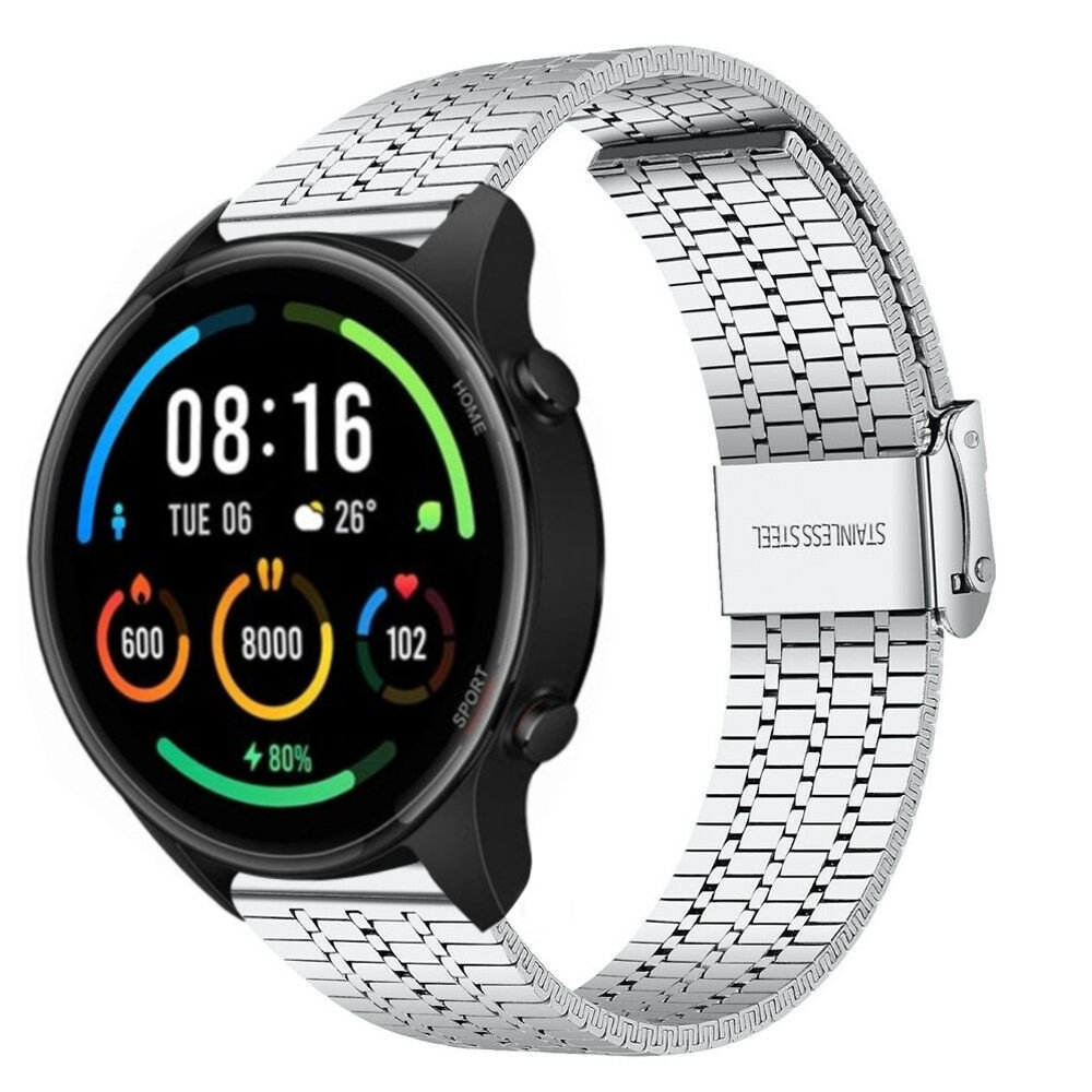 Strap-it Strap-it Bracelet acier inoxydable Xiaomi Mi Watch (argent)