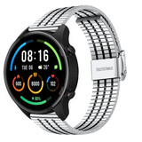 Strap-it Bracelet acier inoxydable Xiaomi Mi Watch (argent/noir)