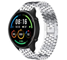 Strap-it Bracelet acier poisson Xiaomi Mi Watch (argent)