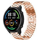 Strap-it Strap-it Bracelet acier poisson Xiaomi Mi Watch (or rose)