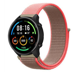 Strap-it Bracelet nylon Xiaomi Mi Watch (rose fluo)
