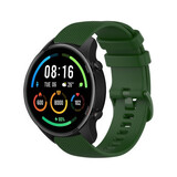 Strap-it Bracelet silicone luxe Xiaomi Mi Watch (vert armée)